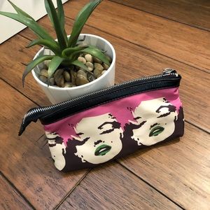 Betsey Johnson Marilyn Monroe make up bag.